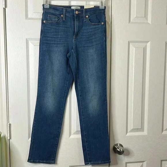 Universal Thread Jeans Womens High Rise Slim Straight Denim Size 2 - Picture 4 of 12